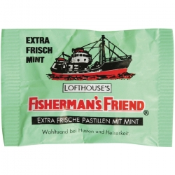   24 Pkg. Fishermans Friend 25g, Mint 