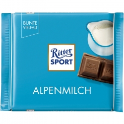   12 Stk. Ritter Sport 100g, Alpenmilch 