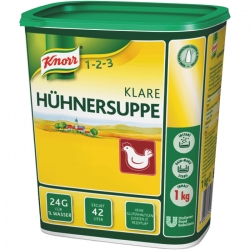   12 Stk. Knorr Klare Hhnersuppe 1kg 