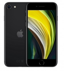  Apple  iPhone SE (2020) 128GB schwarz - like new - refurbished 