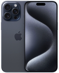 Apple iPhone 15 Pro Max 256 GB Titan Blau - like new - refurbished