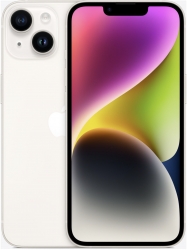  Apple  iPhone 14 128GB Polarstern - Top - 100% Batterie - 
