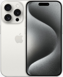  Apple  iPhone 15 Pro 128GB Titan weiss - PREMIUM - 100% Batterie - 