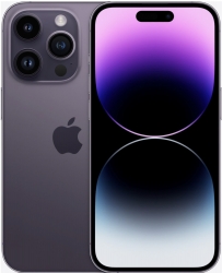  Apple  iPhone 14 Pro 128GB dunkellila - Exzellent - 100% Batterie - 