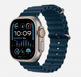 Apple Watch Ultra 2 (2023) 49 mm GPS + 4G, silber, Blue Ocean Band - like new - refurbished - Kopie vom 01.09.2026 13:42:06