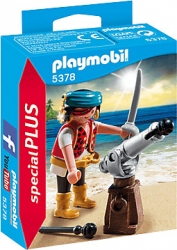  Playmobil  Playmobil Special Plus - Pirat mit Kanone (5378) 