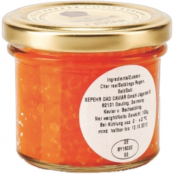   12 Stk. Sepehr Bachsaiblingskaviar orange 100g 