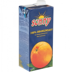   12 Pkg. Sonny Orangensaft Tetra 1l 