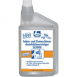   10 Fl. Becher Sahne und Eismaschinenreiniger 1l 