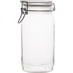   Einkochglas 1,5 lt. mit Bgelverschluss 