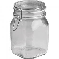   Einkochglas 1 lt. mit Bgelverschluss 