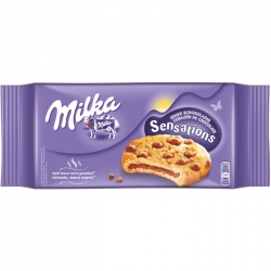   12 Pkg. Milka Cookies Sensation 156g, Schokolade 