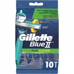   20 Pkg. Gillette Blue II Plus Slalom 10er 