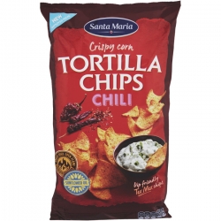   12 Stk. Santa Maria Tortilla Chips 475g, Chili 