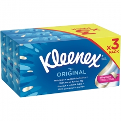   8 Pkg. Kleenex Original Tücher 3lag Box 3x72er 