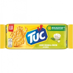   24 Pkg. Tuc Cracker 100g, Sour Cream&Onion 