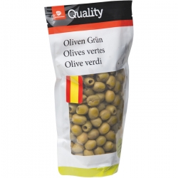   10 Stk. Quality Oliven Hojiblanca grün o.K. 500g 