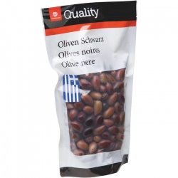   10 Stk. Quality Oliven Kalamata Schwarz m.K.600g 