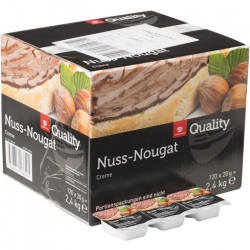   Quality Nuss Nougat Creme Port. 120x20g 