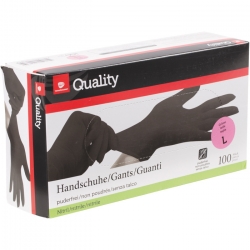   10 Pkg. Quality Nitril Handsch.sch.unge.100er, L 