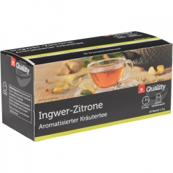   10 Pkg. Quality Tee 25er, Ingwer Zitrone 