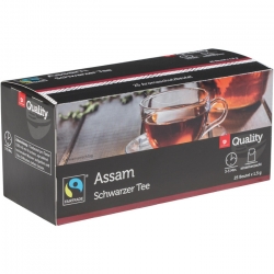   10 Pkg. Quality Tee 25er, Assam Fairtrade 