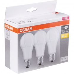   10 Pkg. Osram LED Base Classic A100 14W E27 3er 