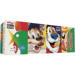   6 Pkg. Kelloggs Variety Mischkrt. 8 x 20/25/30g 