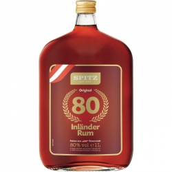   6 Fl. Spitz Inlnder Rum 80% 1l 