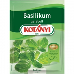   25 Pkg. Kotanyi Brief grn, Basilikum gerebelt 