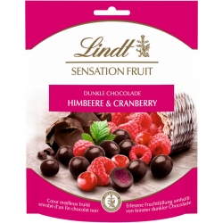   10 Pkg. Lindt Sensation 150g, Himbeere Cranberry 