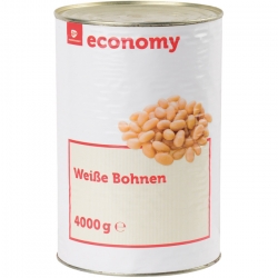  3 Stk. Economy weisse Bohnen 4250ml 5/1 