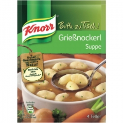  14 Pkg. Knorr BZT Suppe, Griessnockerl 