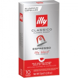   10 Pkg. Illy Kapseln 10Stk., Espresso Classico 