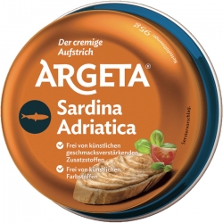   12 Stk. Argeta Sardinenaufstrich 95g, Adriatica 