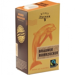   10 Pkg. Wiener Brauner Rohrzucker Fairtrade 500g 