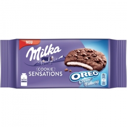   12 Pkg. Milka Cookies Sensation 156g, Oreo 