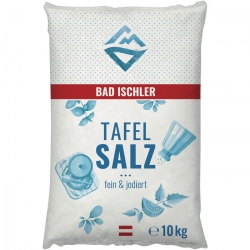   B. Ischler Tafelsalz feinjod. Sack 10Kg 