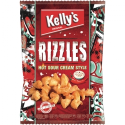   10 Pkg. Kellys Rizzles 70g, Hot Sour Cream Style 