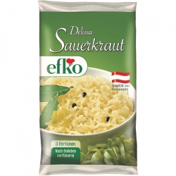   24 Pkg. Efko Delissa Sauerkraut Alu 500g 
