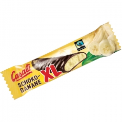   35 Stk. Casali Schoko Banane XL Fairtrade 22g 