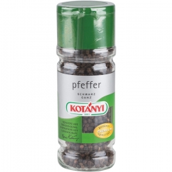   4 Stk. Kotanyi Pfeffer schwarz ganz 225ccm 