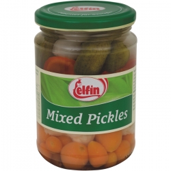   6 Stk. Elfin Mixed Pickles Glas 390ml 