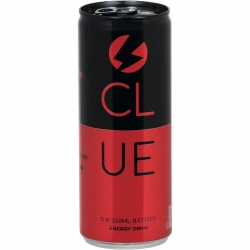   24 Stk. Clue Energy Drink Dose 250ml 