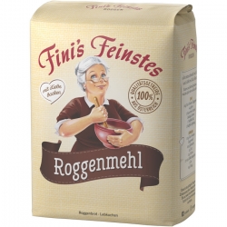   10 Pkg. Fini's Roggenmehl T960 1kg 