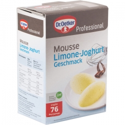   6 Pkg. Oetker Mousse Joghurt 1kg, Limone 