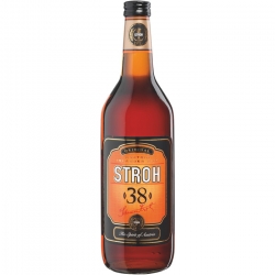  6 Fl. Stroh Rum 38% Spirituose 1l 