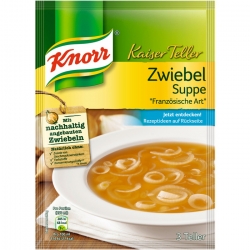   16 Pkg. Knorr Kaiser Suppe, Zwiebel. 