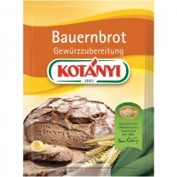   25 Pkg. Kotanyi Brief gelb, Bauernbrot 