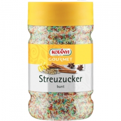   6 Stk. Kotanyi Streuzucker bunt 1200ccm 